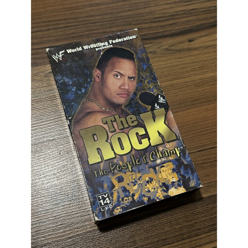 2000 VHS WWF Home Video The Rock The People's Champ